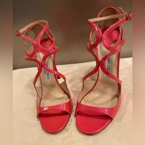 Jimmy Choo Patent Leather Sandals